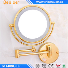 Double Sides Wall Mounted Glossy Adjustable Salon Mirror